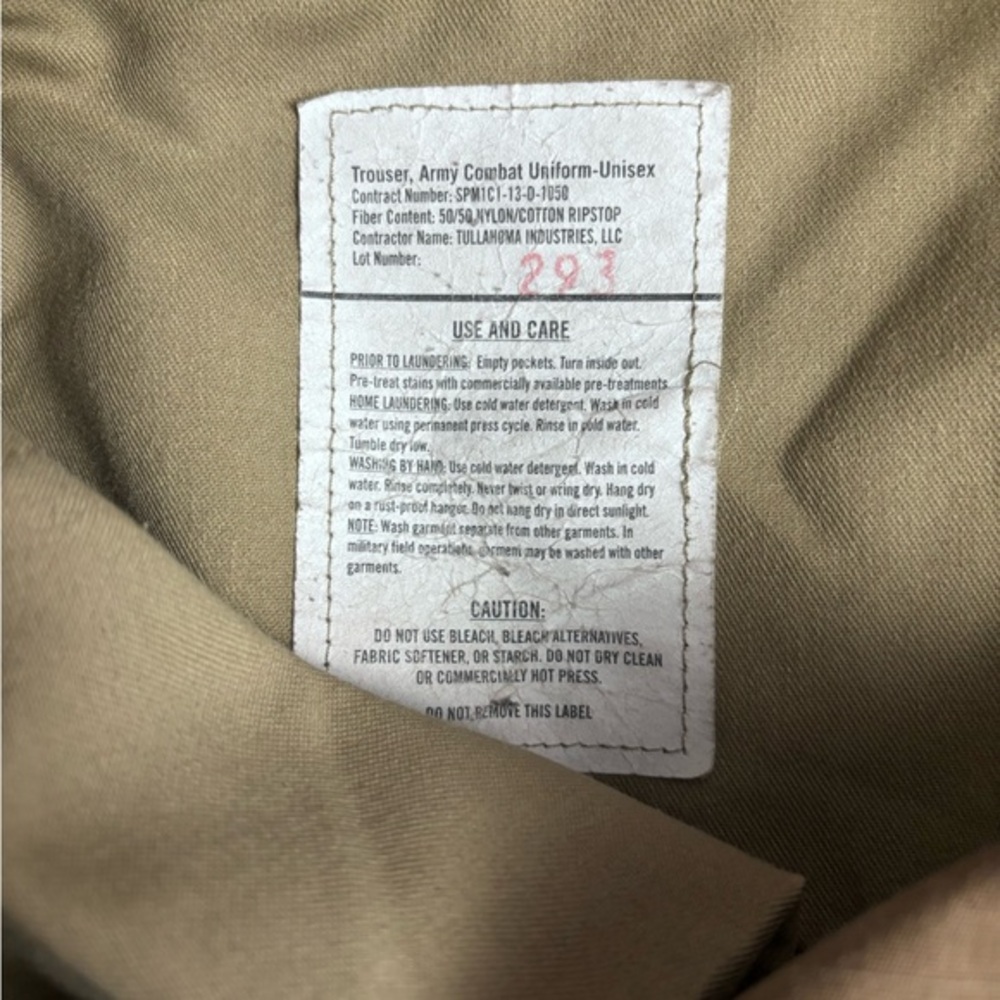 Army Combat Uniform Trouser Pants Small Reg (31x32)‎ Digital Camo Cargo Lot x2 - Picture 3 of 12